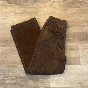 GAP Women’s Brown Wide Leg Corduroy Trousers